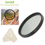 Filtre circulaire cpl izing pour objectif d'appareil photo, nikon, il, sony, fujifim, panasonic, 37mm, ...