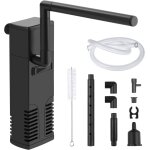 Filtre intrieur aquarium, 4w 300l / h filtre interne pour aquarium 60l filtre pompe aquarium pour petit ...