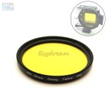 Filtre jaune tanche pour camra de plonge sous - marine, gopro, xiaomi yi sjcam, conversion de document, ...