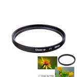 Filtre macro circulaire  gros plan universel, 37 / 46 / 49 / 52 / 55 / 58 / 62 / 67 / 72 / 77mm + 1 ...