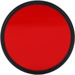 Filtre , filtre d'objectif d'appareil photo filet en verre optique de filtre de couleur rouge pour objectif ...