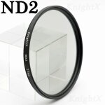 Filtre d'objectif d'appareil photo nd2 nd4 nd8 nd16 nd 52mm 58mm 67mm 77mm, pour canon eos sony nikon ...
