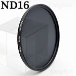 Filtre d'objectif d'appareil photo nd2 nd4 nd8 nd16 nd 52mm 58mm 67mm 77mm, pour canon eos sony nikon ...