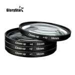 Filtre  objectif macro + 1 + 2 + 4 + 10, kit de filtres 46mm 49mm 52mm 55mm 58mm 62mm 67mm 72mm 77mm ...