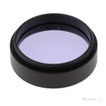 Filtre d'objectif d'oculaire de t�lescope violet 1, 25   / 31, 7 mm pour sky
