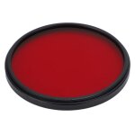 Filtre d'objectif entirement rouge, 67 mm 62 mm 58 mm 55 mm 52 mm appareil photo reflex numrique hd ...