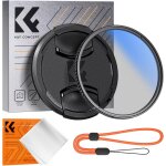 Filtre polarisant cpl 58mm circulaire + bouchon d'objectif + chiffons de nettoyage en microfibre + elastique ...
