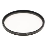 Filtre uv 72mm pour objectifs d'appareil photo - protection contre les ultraviolets filtre de photographie ...