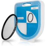 Filtre uv avec tui, Ø 72 mm, universellement compatible avec nikon, canon, sony, filtres en verre pour ...