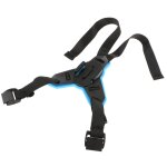 Fixation bandeau frontale harnais de tte ajustable head strap mount pour gopro hero 6, 5, 4, session, ...