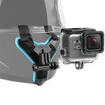 Fixation casque ceinture + etui de protection bo�tier �tanche pour gopro hero7 noir / 6 / 5
