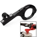 Fixation guidon gopro noir pour hd hero4 / 3 + / 3 / 2 / 1 st - 86 v�lo aluminium bar adaptateur pro ...