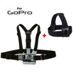 Fixation harnais + bandeau tête pour caméra gopro hero (pack) Fixation harnais + bandeau tête pour caméra gopro hero (pack)