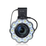 Flash annulaire vido macro led pour appareil photo reflex numrique canon 650d 600d 60d 7d 550d 1100d ...