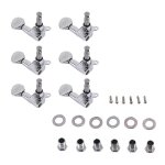 Fleur chevilles / cordes pour / tele / guitare acoustique 6l argent