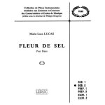 Lucas : fleur de sel piano - collection rougeron - recueil piano 9790046261220 al26122