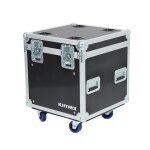 Flight case type malle 60 x 60 x 60 cm + rangement intérieur Flight case type malle 60 x 60 x 60 cm + rangement intérieur