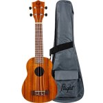 Flight natural series nus250 acacia ukull soprano avec housse
