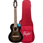 Flight royal series nighthawk tenor black stain ukulélé electro - acoustique ténor avec housse Flight royal series nighthawk tenor black stain ukulélé electro - acoustique ténor avec housse