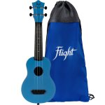 Flight ultra travel series uts - 35 lake ukulélé soprano en plastique avec housse Flight ultra travel series uts - 35 lake ukulélé soprano en plastique avec housse