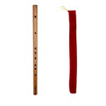 Fl�te en bambou meibet mini piccolo avec sac en velours et cl� de sol