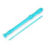 Flûte a bec soprano 8 trous a hauteur aiguë, instruments abs, tuyau a anche, vert, pour enfants Flûte a bec soprano 8 trous a hauteur aiguë, instruments abs, tuyau a anche, vert, pour enfants