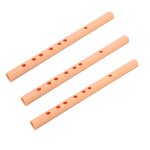 Fl�te indienne pour d�butants, 3 pi�ces, enregistreur, instrument pour enfants, fl�te de jeu, clarinette ...