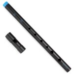 Flte a vent en plastique abs noir, cl c / d, irlande, musique traditionnelle, calcul de la flte irlandaise ...