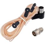 Fm radio antenna cable indoor dippole 75 ohm connector f coaxial cable y shape 2 m for amplifiee tuner ... Fm radio antenna cable indoor dippole 75 ohm connector f coaxial cable y shape 2 m for amplifiee tuner ...