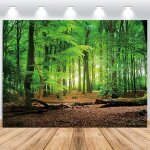 Fond de fort 1. 8x1. 2 m fond photo de camping de jungle de fort verte de printemps, fond bote photo ...