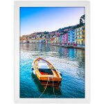 Format a3 grand cadre en bois blanc pour photos, dcoration murale elgante dans, pour souvenirs les ...