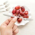 Fourchettes  fruits multi usages en acier inoxydable, 1 pice, couverts en acier inoxydable, fourchettes ...