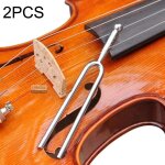 Fourchettes sonores r�sonnantes - 2 diapasons de violon en acier inoxydable -