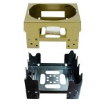 Fourneau de pique nique, mini fourneau pliant  alcool, carburant solide, four d'assaisonnement portable ...