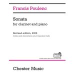 Francis poulenc : sonata for clarinet and piano - recueil avec support(s) en ligne clarinette et piano ...
