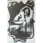 Frank zappa - toilet wc taille : 49x72cm - affiche - envoie roul�