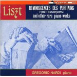 Frantz liszt reminiscences des puritains rare piano works - gregorio nardi