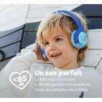 Fresh ¿n rebel code junior, casque bluetooth sans fil pour enfants, son sr (<85db), connectez 2 casques, ...