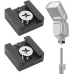 Froid chaussures avec trou de 1 / 4, adaptateurs de sabot pour appareil photo, 2 pi�ces adaptateur de ...