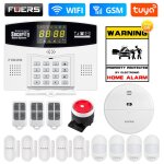 Fuers - systme d'alarme intelligent tuya, wi - fi, 4g, 101, 433 z successifs, sans fil, lien de zone ...