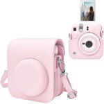 Pour fuji mini 12 housse de protection pour fuji instax mini 12 instantane appareil photo - en cuir ...