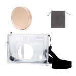 Fujifilm - etui transparent pour appareil photo  film instantan instax mini evo, coque rigide en cristal ...