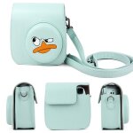 Pour fujifilm instax mini 11 9 8 12 sac pour appareil photo artiste peinture � l'huile en cuir pu protecteur ...