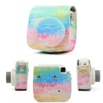 Pour fujifilm instax mini 11 9 8 12 sac pour appareil photo artiste peinture � l'huile en cuir pu protecteur ...