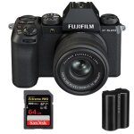 Fujifilm x - s20 kit 15 - 45mm noir + batterie fujifilm np - w235 + sandisk 64go extreme pro sdxc uhs ...