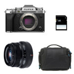 Fujifilm x - t5 silver + 35mm f / 2 wr garanti 3 ans + sac + carte sd 8 go