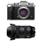 Fujifilm x - t5 silver + objectif sigma 17 - 40mm f / 1. 8 dc art garanti 3 ans