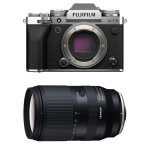 Fujifilm x - t5 silver + objectif tamron 18 - 300 mm f / 3. 5 - 6. 3 di iii - a vc vxd garanti 3 ans