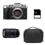 Fujifilm x - t5 silver + tamron 18 - 300mm garanti 3 ans + sac + carte sd 8 go