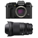 Fujifilm x - t50 noir + objectif sigma 17 - 40mm f / 1. 8 dc art garanti 3 ans